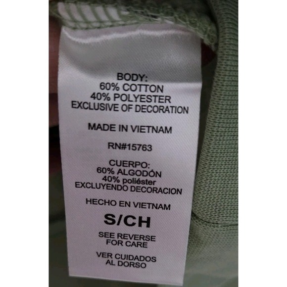 Champion Women's Crewneck Soft Comfort Fleece Sweatshirt Green, Small - Picture 3 of 4